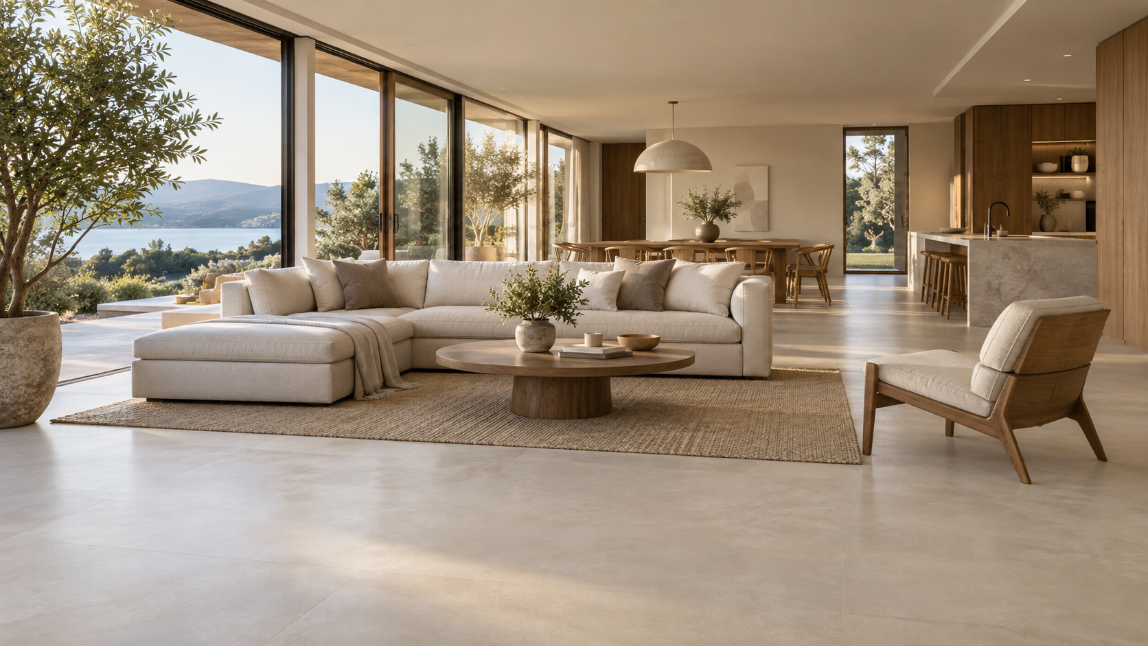 Contemporary residential flooring